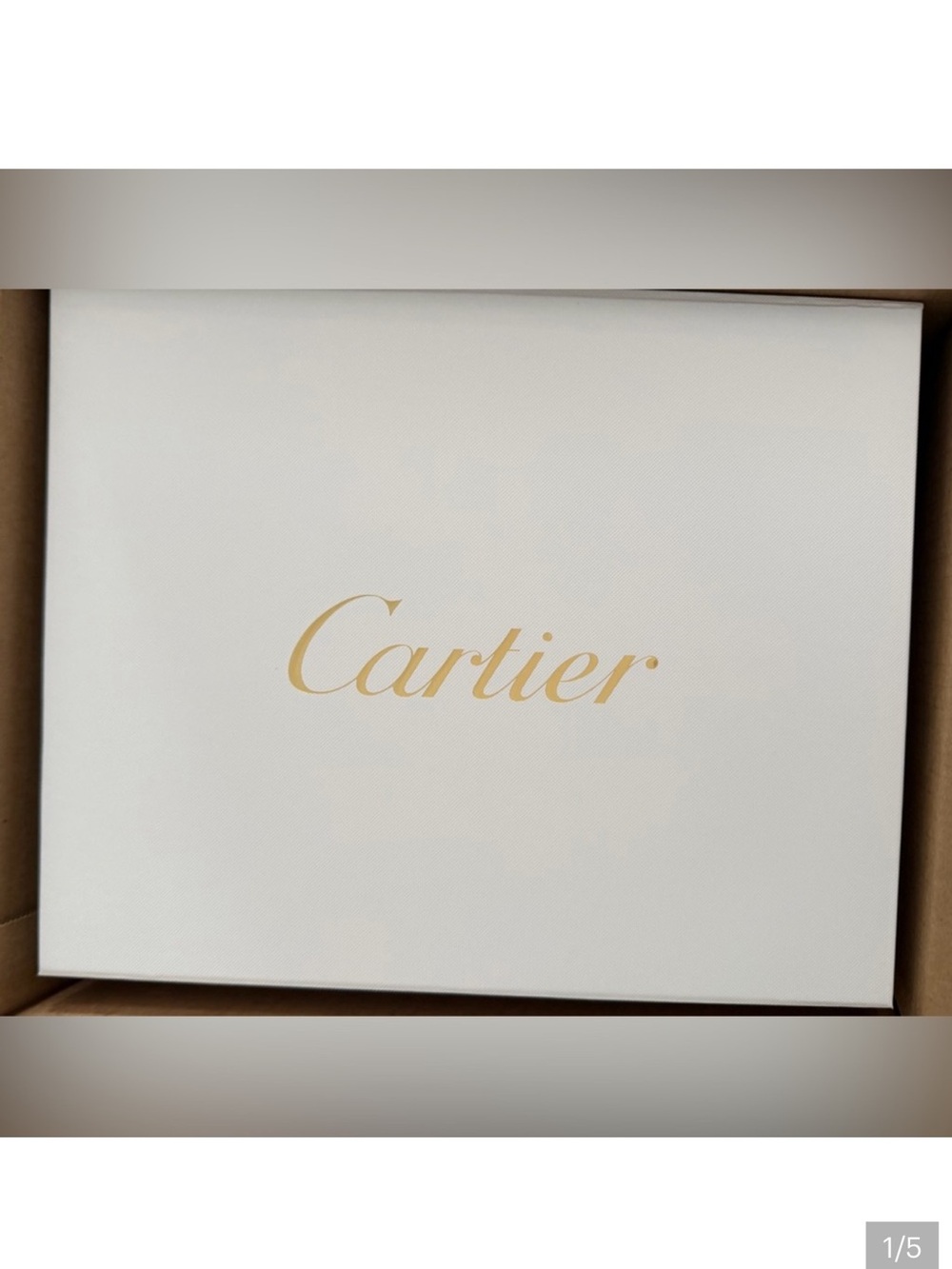 Cartier white large gift box